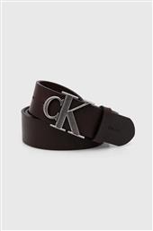 ΔΕΡΜΑΤΙΝΗ ΖΩΝΗ ΧΡΩΜΑ: ΚΑΦΕ, K50K512067 CALVIN KLEIN JEANS