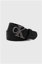 ΔΕΡΜΑΤΙΝΗ ΖΩΝΗ ΧΡΩΜΑ: ΜΑΥΡΟ, K50K512067 CALVIN KLEIN JEANS