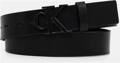 ΔΕΡΜΑΤΙΝΗ ΖΩΝΗ ΧΡΩΜΑ: ΜΑΥΡΟ, K50K512068 CALVIN KLEIN JEANS