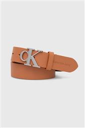 ΔΕΡΜΑΤΙΝΗ ΖΩΝΗ ΧΡΩΜΑ: ΠΟΡΤΟΚΑΛΙ, K60K612377 CALVIN KLEIN JEANS