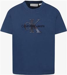 JEANS EMBOSSED CHECK MONO SS T-SHIRT CALVIN KLEIN