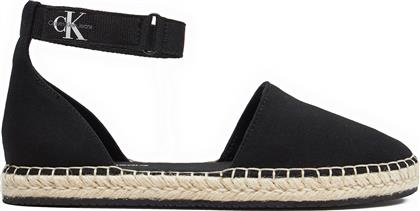 ΕΣΠΑΝΤΡΙΓΙΕΣ ANKLE ESPADRILLE BTW YW0YW01027 ΜΑΥΡΟ CALVIN KLEIN JEANS