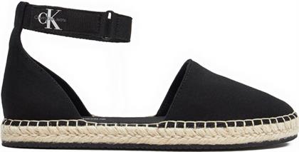 ΕΣΠΑΝΤΡΙΓΙΕΣ ANKLE ESPADRILLE BTW YW0YW01027 ΜΑΥΡΟ CALVIN KLEIN JEANS από το MODIVO