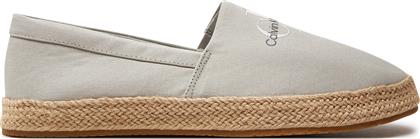 ΕΣΠΑΝΤΡΙΓΙΕΣ ESPADRILLE SLIPON ML YM0YM00935 ΓΚΡΙ CALVIN KLEIN JEANS