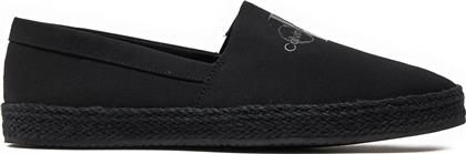 ΕΣΠΑΝΤΡΙΓΙΕΣ ESPADRILLE SLIPON ML YM0YM00935 ΜΑΥΡΟ CALVIN KLEIN JEANS