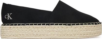 ΕΣΠΑΝΤΡΙΓΙΕΣ FLATFORM ESDPARILLE MG/HDW YW0YW01737 ΜΑΥΡΟ CALVIN KLEIN JEANS