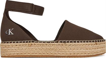 ΕΣΠΑΝΤΡΙΓΙΕΣ FLATFORM ESPADRILLE SLING MG YW0YW01735 ΚΑΦΕ CALVIN KLEIN JEANS