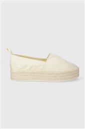 ΕΣΠΑΝΤΡΙΓΙΕΣ PLATFORM ESPADRILLE ML BTW PLATFORM ESPADRILLE ML BTW ΧΡΩΜΑ: ΜΠΕΖ YW0YW01378 CALVIN KLEIN JEANS