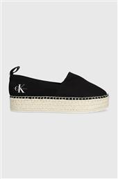 ΕΣΠΑΝΤΡΙΓΙΕΣ PLATFORM ESPADRILLE ML BTW PLATFORM ESPADRILLE ML BTW ΧΡΩΜΑ: ΜΑΥΡΟ YW0YW01378 CALVIN KLEIN JEANS