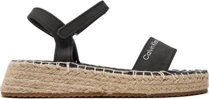 ΕΣΠΑΝΤΡΙΓΙΕΣ ROPE WEDGE V3A7-80839-1708 S ΜΑΥΡΟ CALVIN KLEIN JEANS