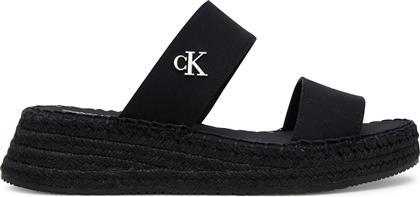 ΕΣΠΑΝΤΡΙΓΙΕΣ SPORTY ROPE MG LTH WEBBING YW0YW01704 ΜΑΥΡΟ CALVIN KLEIN JEANS