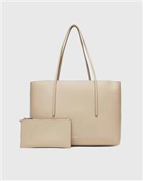JEANS FOIL LOGO TOTE W/POUCH (ΔΙΑΣΤΑΣΕΙΣ: 40 X 28 X 12ΕΚ.) CALVIN KLEIN