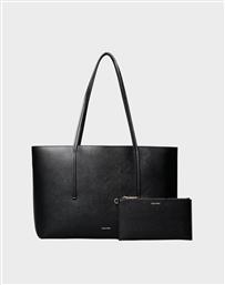 JEANS FOIL LOGO TOTE W/POUCH (ΔΙΑΣΤΑΣΕΙΣ: 40 X 28 X 12ΕΚ.) CALVIN KLEIN