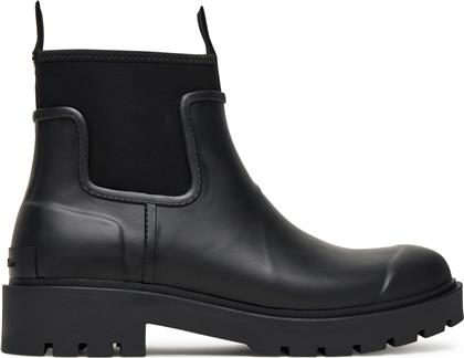 ΓΑΛΟΤΣΕΣ COMBAT RAIN BOOT YM0YM01376 ΜΑΥΡΟ CALVIN KLEIN JEANS