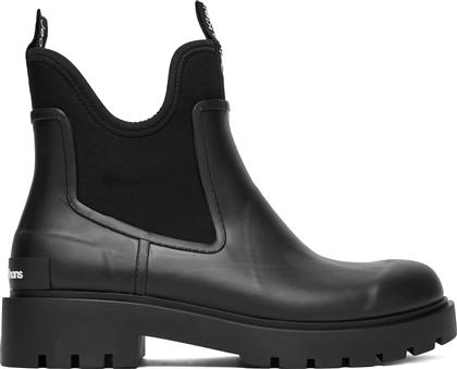 ΓΑΛΟΤΣΕΣ MID RAINBOOT CHELSEA YW0YW01034 ΜΑΥΡΟ CALVIN KLEIN JEANS