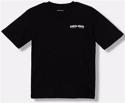 JEANS GEO CK BACKPRINT RELAXED TEE CALVIN KLEIN