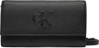 ΓΥΝΑΙΚΕΙΑ ΤΣΑΝΤΑ CROSSBODY ΜΕ ΑΝΑΓΛΥΦΟ LOGO - LV04K1006G ΜΑΥΡΟ CALVIN KLEIN JEANS