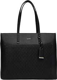 ΓΥΝΑΙΚΕΙΑ ΤΣΑΝΤΑ SHOPPER ΜΕ LOGO PRINT - LV04F3225G ΜΑΥΡΟ CALVIN KLEIN JEANS