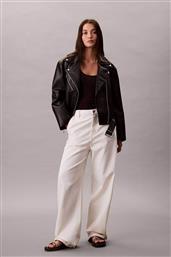 ΓΥΝΑΙΚΕΙΟ BIKER JACKET ΑΠΟ FAUX ΔΕΡΜΑ - LV044C532G ΜΑΥΡΟ CALVIN KLEIN JEANS
