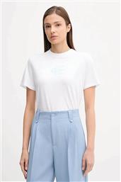 ΓΥΝΑΙΚΕΙΟ T-SHIRT ΜΟΝΟΧΡΩΜΟ ΜΕ ΛΟΓΟΤΥΠΟ - LV047C863G ΛΕΥΚΟ CALVIN KLEIN JEANS