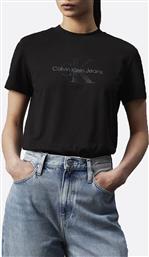 JEANS GLOSSY MONOLOGO REGULAR TEE CALVIN KLEIN