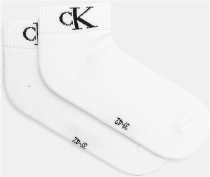 ΚΑΛΤΣΕΣ 2-PACK ΧΡΩΜΑ: ΑΣΠΡΟ, 701228805 CALVIN KLEIN JEANS