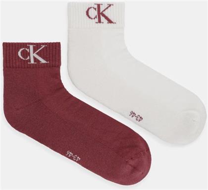 ΚΑΛΤΣΕΣ 2-PACK ΧΡΩΜΑ: ΜΠΕΖ, 701228805 CALVIN KLEIN JEANS