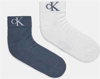 ΚΑΛΤΣΕΣ 2-PACK ΧΡΩΜΑ: ΜΠΛΕ, 701228805 CALVIN KLEIN JEANS