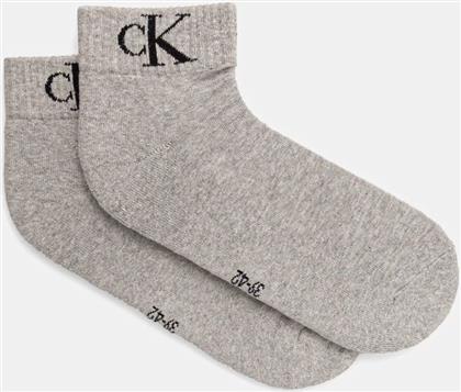 ΚΑΛΤΣΕΣ 2-PACK ΧΡΩΜΑ: ΓΚΡΙ, 701228805 CALVIN KLEIN JEANS