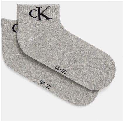 ΚΑΛΤΣΕΣ 2-PACK ΧΡΩΜΑ: ΓΚΡΙ, 701228813 CALVIN KLEIN JEANS