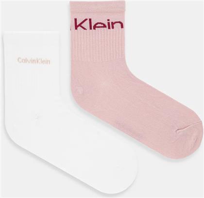 ΚΑΛΤΣΕΣ 2-PACK ΧΡΩΜΑ: ΡΟΖ, 701235518 CALVIN KLEIN JEANS