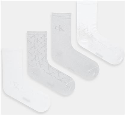 ΚΑΛΤΣΕΣ 4-PACK ΧΡΩΜΑ: ΑΣΠΡΟ, 701235366 CALVIN KLEIN JEANS
