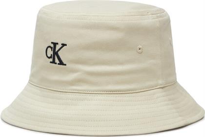 ΚΑΠΕΛΟ EMBROIDERED MONOGRAM BUCKET HAT LV04K5020G ΛΕΥΚΟ CALVIN KLEIN JEANS