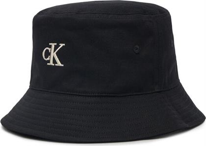 ΚΑΠΕΛΟ EMBROIDERED MONOGRAM BUCKET HAT LV04K5020G ΜΑΥΡΟ CALVIN KLEIN JEANS