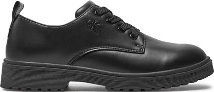 ΚΛΕΙΣΤΑ ΠΑΠΟΥΤΣΙΑ LOW CUT LACE-UP V3X4-81091-0326 S ΜΑΥΡΟ CALVIN KLEIN JEANS