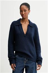 ΜΑΛΛΙΝΟ ΠΟΥΛΟΒΕΡ ΧΡΩΜΑ: ΝΑΥΤΙΚΟ ΜΠΛΕ, LV144D341G CALVIN KLEIN JEANS