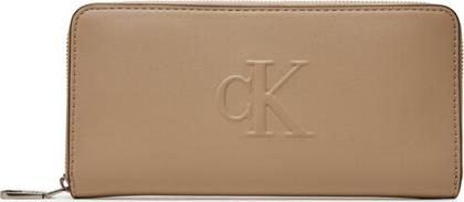 ΜΕΓΑΛΟ ΠΟΡΤΟΦΟΛΙ ΓΥΝΑΙΚΕΙΟ LV04K1005G ΜΠΕΖ CALVIN KLEIN JEANS