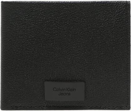 ΜΙΚΡΟ ΠΟΡΤΟΦΟΛΙ ΑΝΔΡΙΚΟ INST PLAQUE BIFOLD W/COIN K50K510710 ΜΑΥΡΟ CALVIN KLEIN JEANS