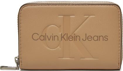 ΜΙΚΡΟ ΠΟΡΤΟΦΟΛΙ ΓΥΝΑΙΚΕΙΟ ZIP AROUND MONO K60K612255 ΜΠΕΖ CALVIN KLEIN JEANS