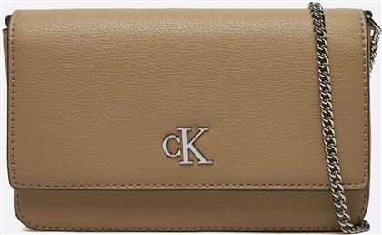 JEANS MINIMAL MONOGRAM EW FLAP PH/CB19 (ΔΙΑΣΤΑΣΕΙΣ: 19 X 12 X 4ΕΚ.) CALVIN KLEIN