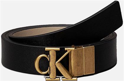 JEANS MONOGRAM PLACQUE BUCKLE 25MM REV CALVIN KLEIN