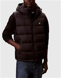 JEANS NYLON ZIP OFF HOOD DOWN PUFFER CALVIN KLEIN