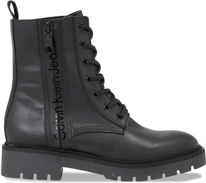 ΟΡΕΙΒΑΤΙΚΑ ΠΑΠΟΥΤΣΙΑ COMBAT MID LACEUP BOOT WN YW0YW01255 ΜΑΥΡΟ CALVIN KLEIN JEANS