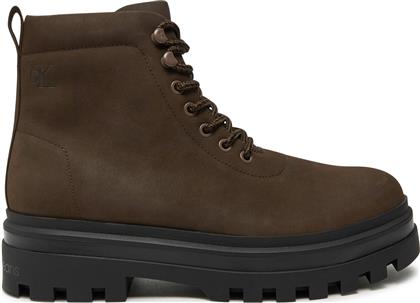 ΟΡΕΙΒΑΤΙΚΑ ΠΑΠΟΥΤΣΙΑ LUGGED LACEUP BOOT OXF HIKING NB YM0YM01076 ΚΑΦΕ CALVIN KLEIN JEANS