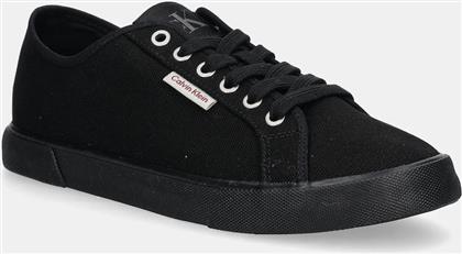 ΠΑΝΙΝΑ ΠΑΠΟΥΤΣΙΑ ESS VULC LOW MG CV ΧΡΩΜΑ: ΜΑΥΡΟ, YM0YM01301 CALVIN KLEIN JEANS