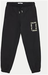 ΠΑΝΤΕΛΟΝΙ ΦΟΡΜΑΣ MINI HERO IB0IB02125 ΜΑΥΡΟ RELAXED FIT CALVIN KLEIN JEANS