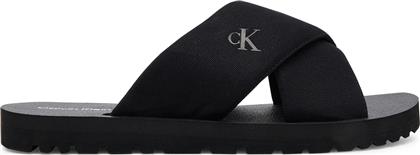 ΠΑΝΤΟΦΛΕΣ CROSS SANDAL CRXS TX YM0YM01223 ΜΑΥΡΟ CALVIN KLEIN JEANS