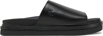 ΠΑΝΤΟΦΛΕΣ FLAT MOLDED SANDAL SLIDE YW0YW01710 ΜΑΥΡΟ CALVIN KLEIN JEANS