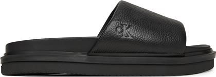 ΠΑΝΤΟΦΛΕΣ FLAT MOLDED SLIDE SANDAL LTH YM0YM01225 ΜΑΥΡΟ CALVIN KLEIN JEANS