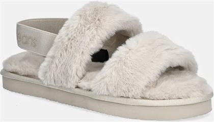 ΠΑΝΤΟΦΛΕΣ HOME VELCRO IN FUR ΧΡΩΜΑ: ΜΠΕΖ, YW0YW01595 CALVIN KLEIN JEANS